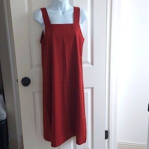 A cut midi dress